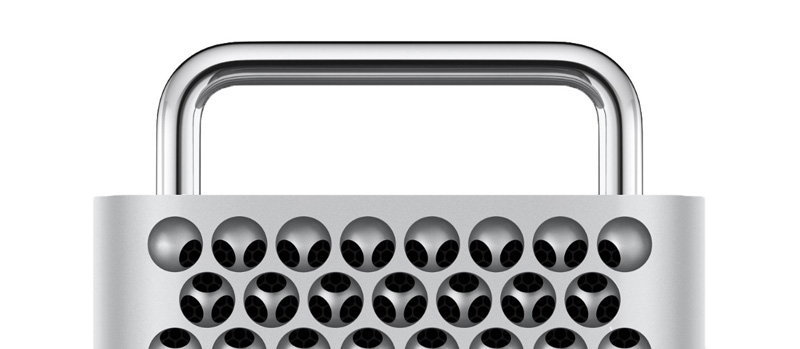 Photo top front of Apple Mac Pro 7.1 (2019)