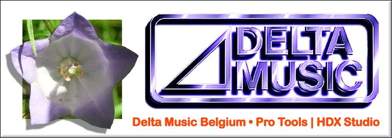 Logo Delta Music Belgium • Pro Tools | HDX Studio